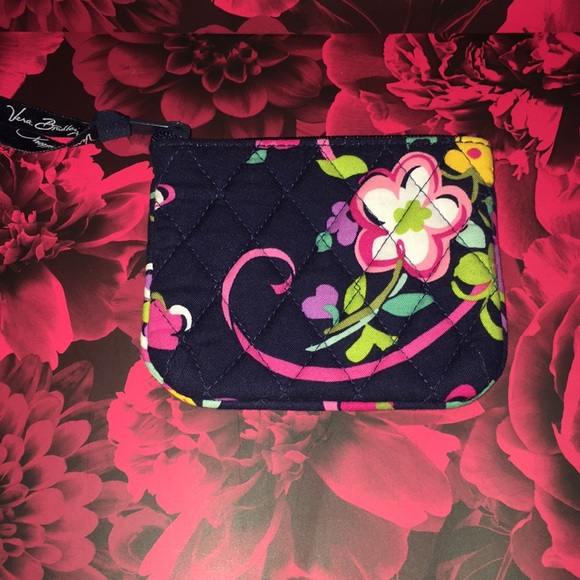 Vera Bradley Handbags - Vera Bradley “Ribbons” pattern small pouch